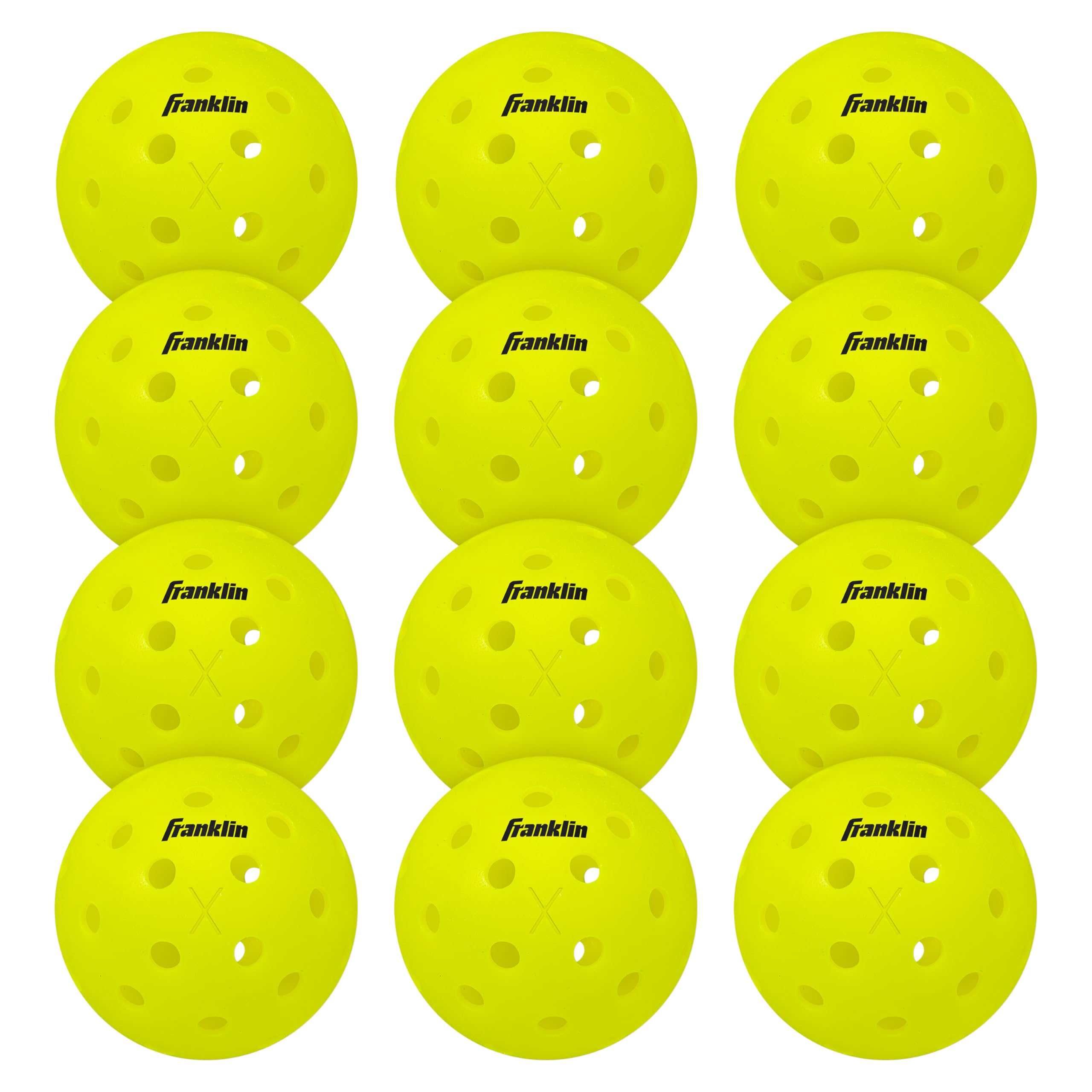 Franklin Sports X-40 Outdoor Pickleballs - USAP Approved